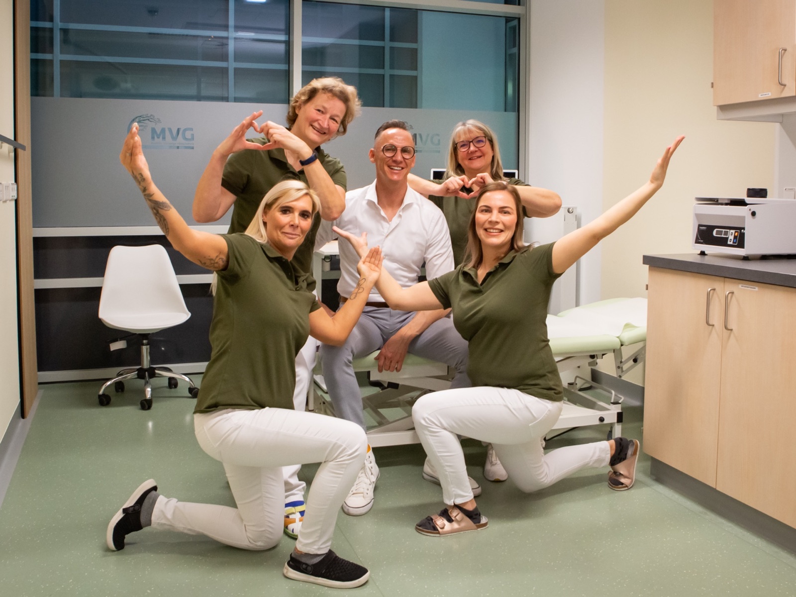 Team der MVG Praxis Bautzen mit Dr. med. Christian Martensson von Gasö